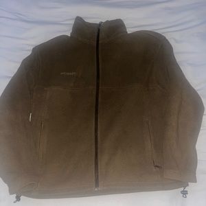 Brown Columbia Zipup Sweater